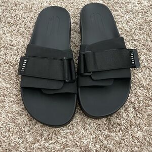 NoBull BLACK Slides Sandals Shoes Men's Size 12 Slip On Women's Size 13.5